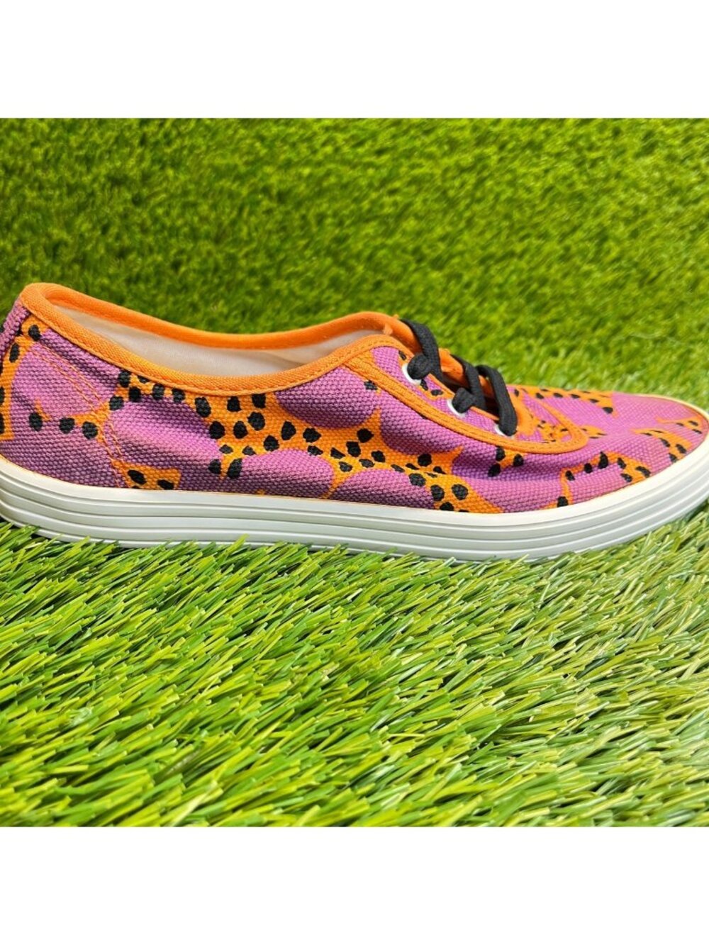 Converse Marimekko All Star Womens Size 6.5 Purple Gold Athletic Shoes Sneakers
